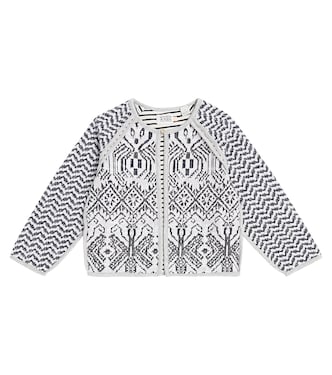 Reversible cotton-blend jacquard jacket | Scotch & Soda Kids