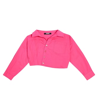 Top La Chemise Mejean de algodón y lino | Jacquemus Enfant