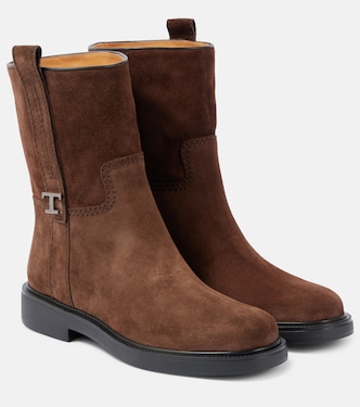 Stiefel aus Veloursleder | Tod's