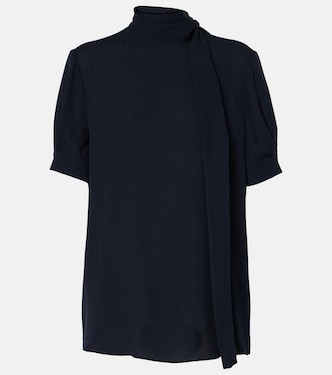 Top in georgette di seta | Valentino