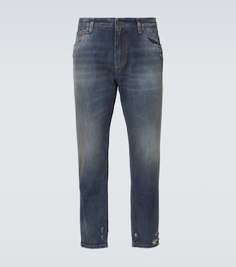 Jeans slim con efecto desgastado | Dolce&Gabbana