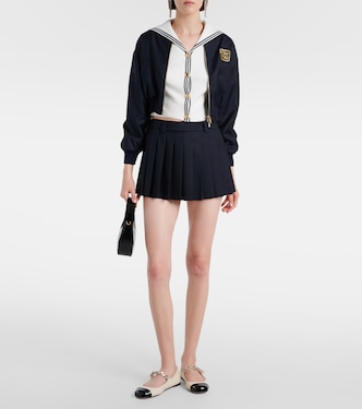 Mary-Jane-Ballerinas aus Leder | Miu Miu