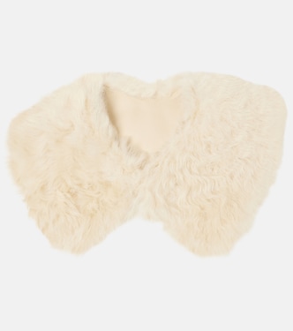 Collo in shearling con pelle | Toteme