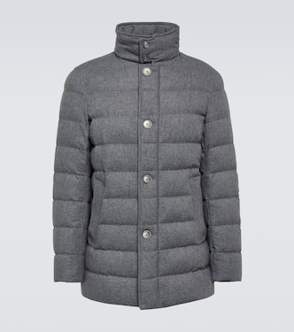 Chaqueta acolchada de mezcla de cachemir | Herno