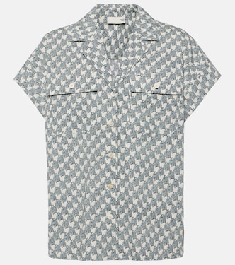 Camicia in popeline di cotone con stampa | Tory Burch