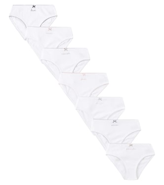 Set aus 7 Höschen aus Baumwoll-Jersey | Bonpoint