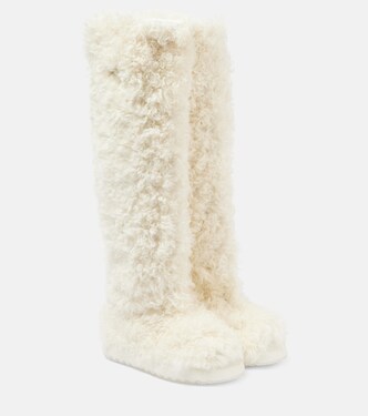 Beverly shearling over-the-knee boots | Moncler