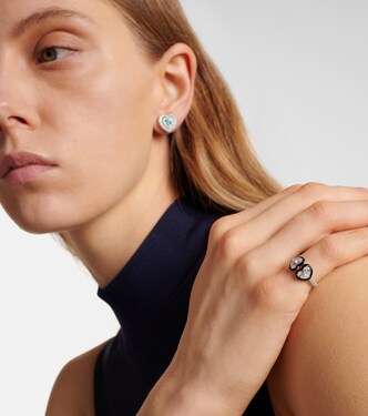 Anello Heart in oro bianco 18kt con diamanti | Kamyen