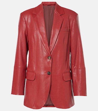 Blazer aus Leder | Brunello Cucinelli