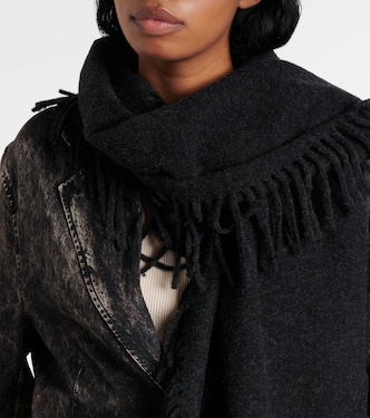 Bufanda de lana con flecos | Acne Studios