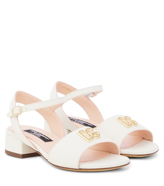 Sandalen aus Leder | Dolce&Gabbana Kids