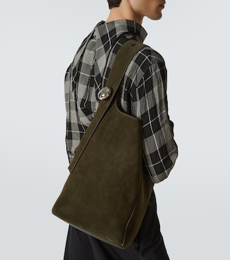 Secchiello Pebble Large in suede | Loewe