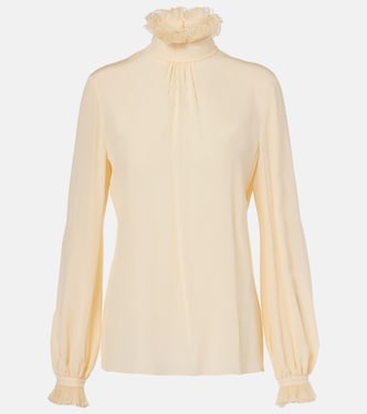 Camicia in seta crêpe de chine | Valentino