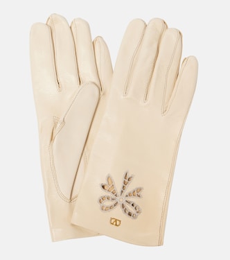 Guanti VLogo Signature in pelle | Valentino Garavani
