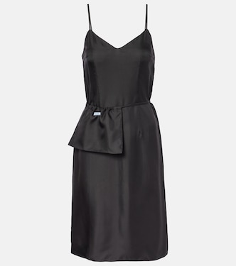 Slipdress aus Seiden-Twill | Prada