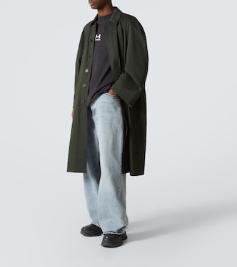 Gabardina de algodón con cinturón | Balenciaga