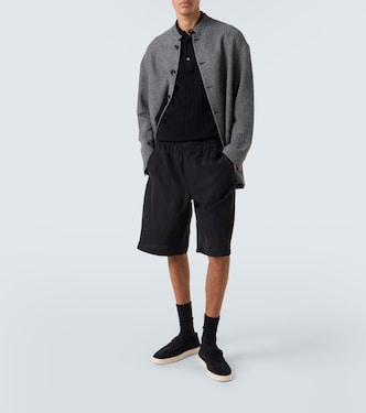 Bermuda in canvas  | Giorgio Armani