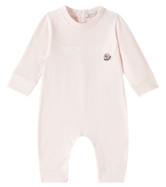 Baby Tutina logo cotton-blend onesie | Moncler Enfant