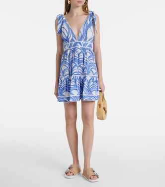 Cara printed minidress | Poupette St Barth