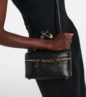 Sac vanity Tag Small en cuir | Versace