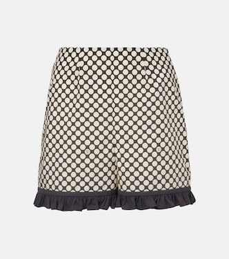 Shorts Plus De Pois de popelín de algodón | Valentino