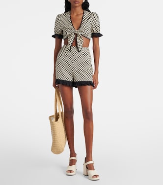 Short Plus De Pois en coton | Valentino
