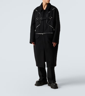 Virgin wool coat | Rick Owens