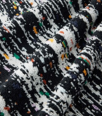 Twist set of 2 cotton terry towels | Missoni