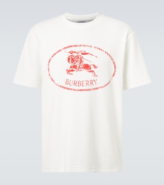 T-shirt en coton mélangé à logo | Burberry
