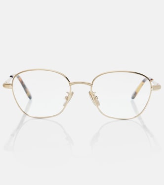 Slim square metal glasses | Loewe