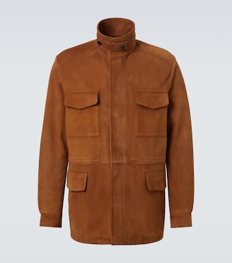 Traveller suede jacket | Loro Piana