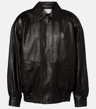 大廓形皮革夹克  | Saint Laurent