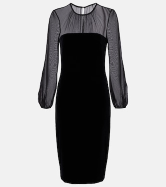Midikleid Carl aus Samt | Max Mara