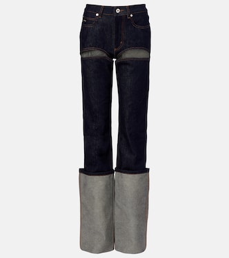 Jeans rectos con aberturas | Jean Paul Gaultier