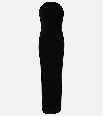 Sheer 저지 칵테일 드레스 | Alaïa