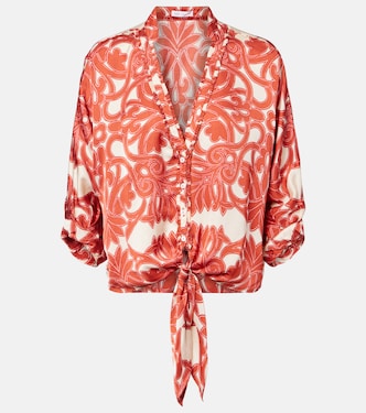 Azia printed top | Poupette St Barth