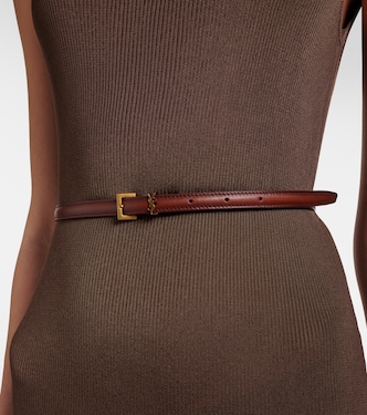Cassandre leather belt | Saint Laurent