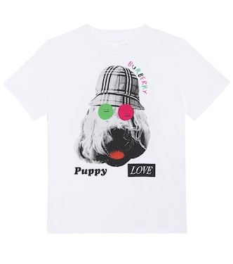 Puppy Love cotton T-shirt | Burberry Kids