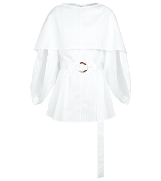 Belted cotton minidress | JW Anderson
