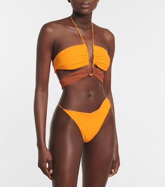 Top bikini con ruches | Nensi Dojaka