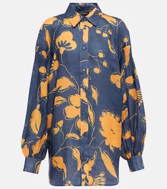 Floral ramie shirt | Lee Mathews