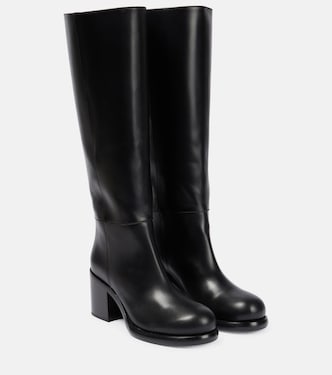 Leather knee-high boots | Alaïa