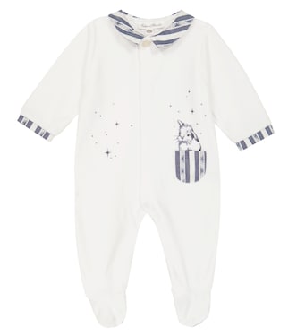 Baby - Tutina in velluto con stampa | Tartine et Chocolat