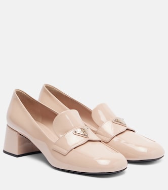 Patent leather loafer pumps | Prada