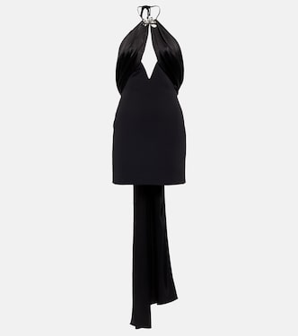 Embellished halter-neck minidress | David Koma