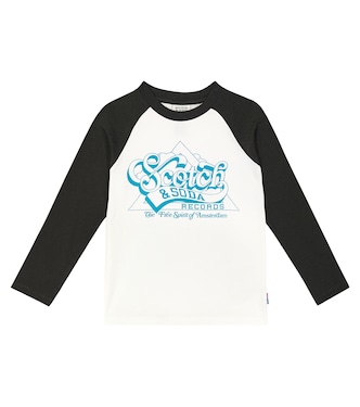 T-shirt in jersey di cotone con stampa | Scotch & Soda Kids