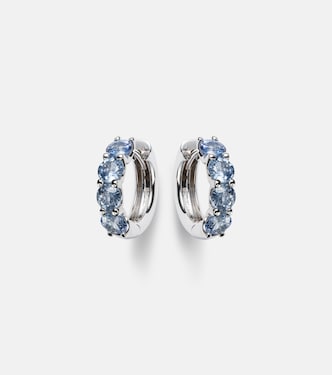 18kt white gold earrings with sapphires | Bucherer Fine Jewellery