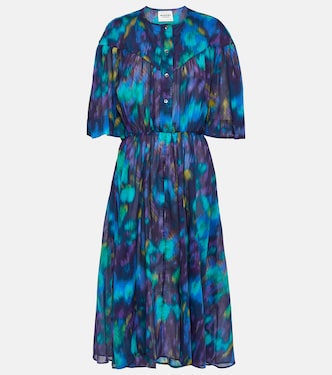 Vestido midi Maggy de algodón estampado | Marant Etoile