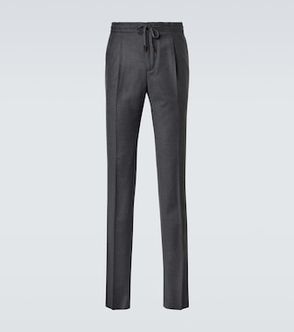 Wool tapered pants | Incotex