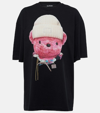 Camiseta de jersey de algodón estampada | Acne Studios